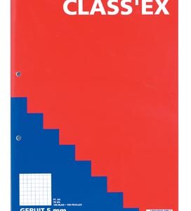 Bloc feuilles A4 quadrillées avec marges