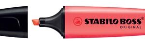 Surligneur Stabilo rouge