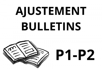 AJUSTEMENT BULLETINS AJUSTEMENT BULLETINS