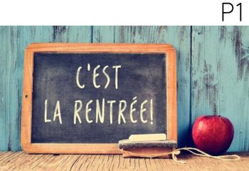 rentrée P1 rentrée P1