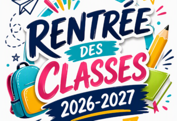 rentrée des classes 2026-2027
